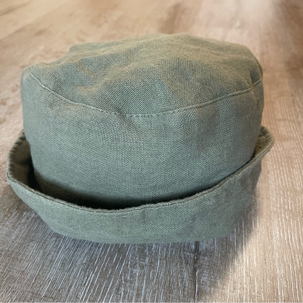 Ganesh Hamil Green Bucket Hat cotton and hemp unisex